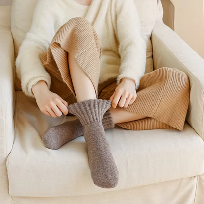 SnuggleSocks™ - Knitted Fleece Socks