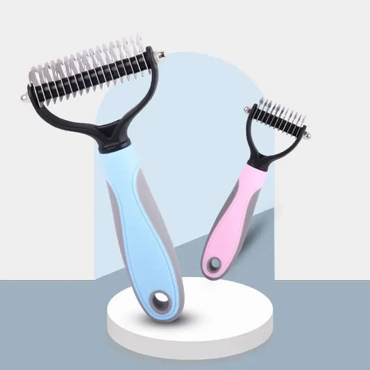 FurVac Dual-Sided Pet Grooming Rake