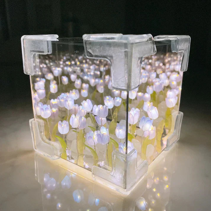 Enchanted Tulip Mirror Lamp