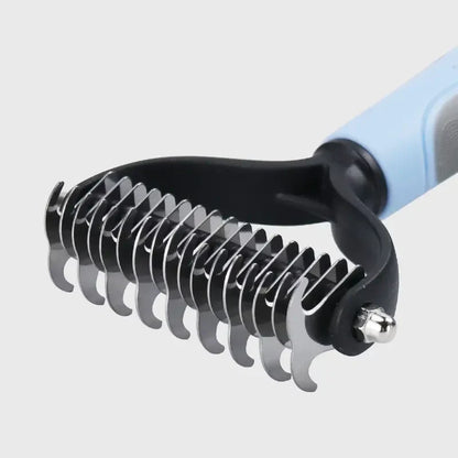 FurVac Dual-Sided Pet Grooming Rake
