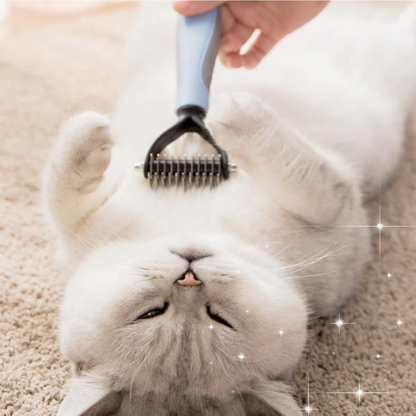 FurVac Dual-Sided Pet Grooming Rake