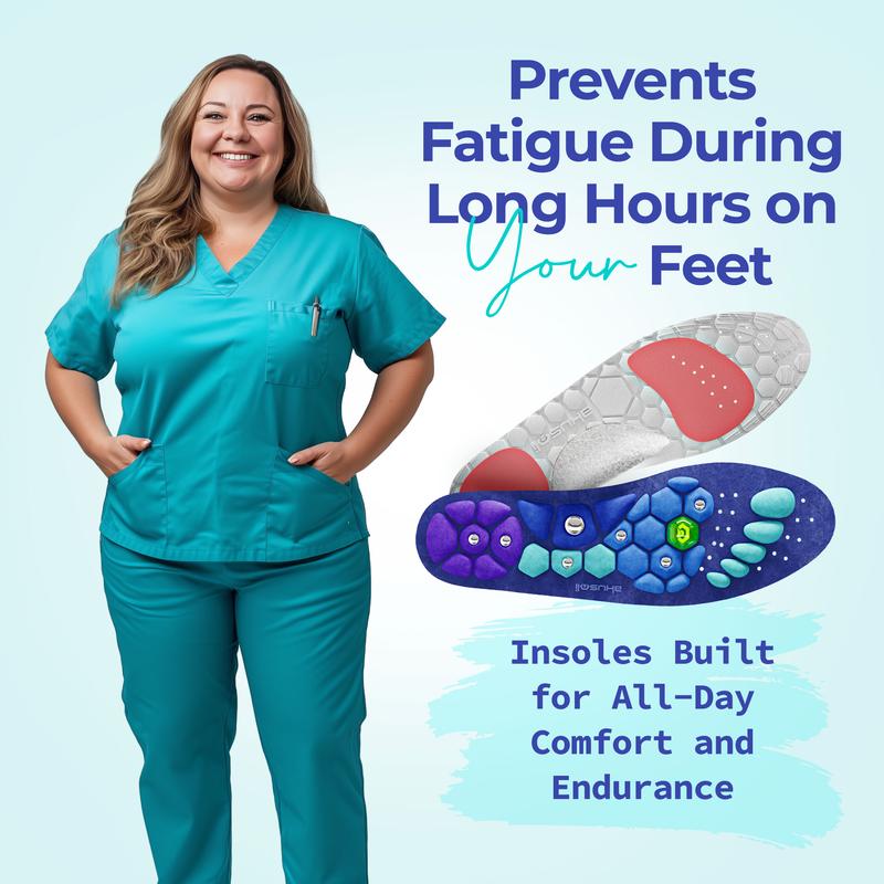 Shock Absorbing Insoles for Ultimate Comfort
